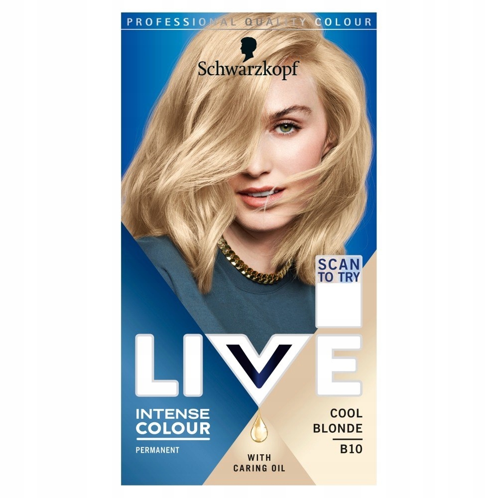 Schwarzkopf Krem koloryzujący nr B10 Cool Blonde