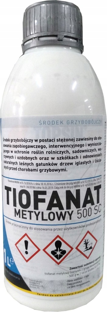 TIOFANAT METYLOWY 500 SC 1L TOPSIN - 8884783117 - oficjalne archiwum ...