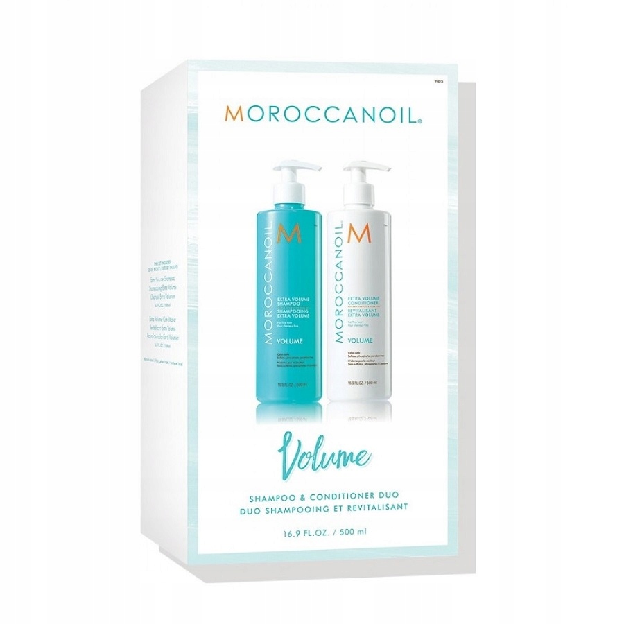 Moroccanoil Duo Pack Objętość zestaw szampon 500ml