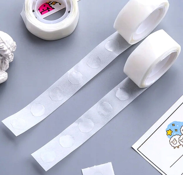 Taśma klej mocowanie knotów blaszek 100szt