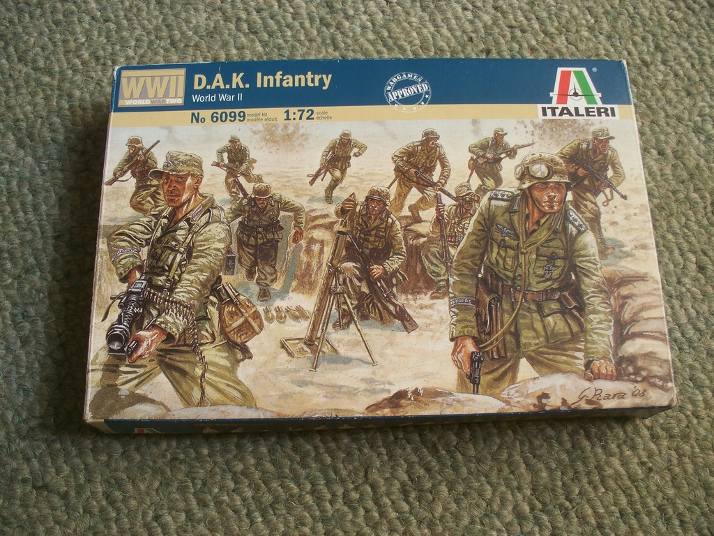 1:72 German D.A.K Infantry Italeri Nr 6099