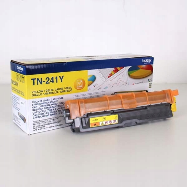 Brother oryginalny toner TN241Y, yellow, 1400s, Br