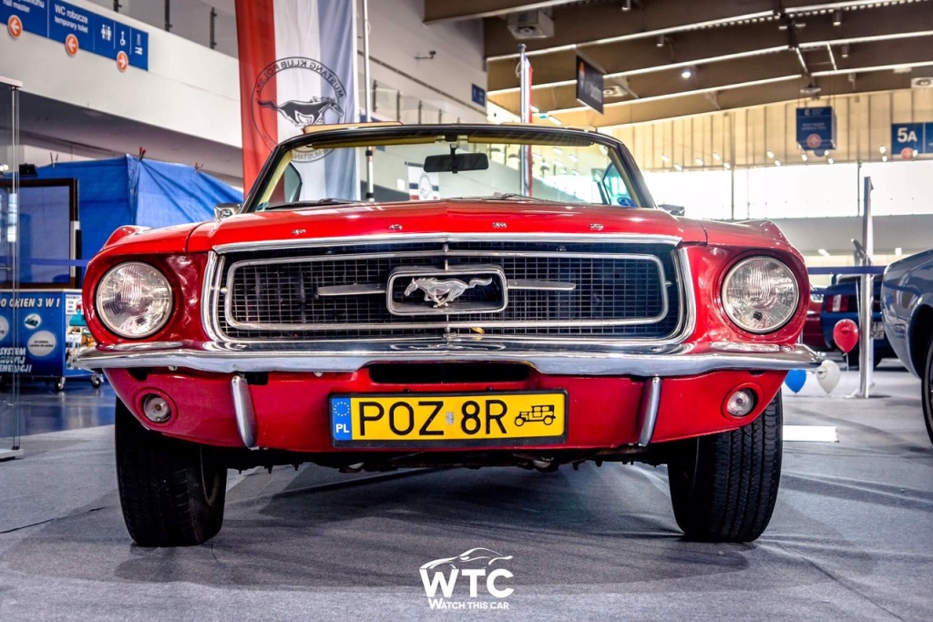 Ford Mustang z 68r przejazd okolicznościowy Poznań