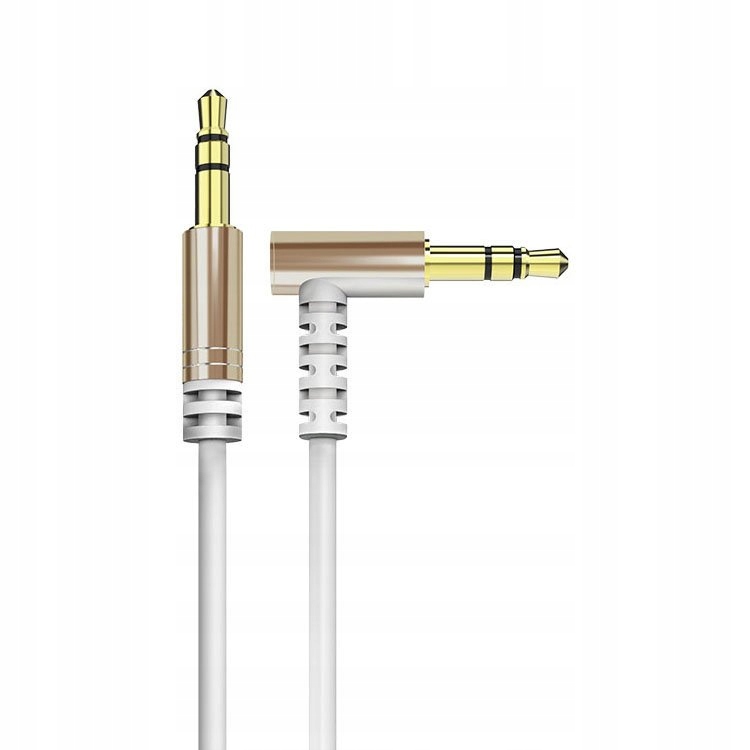 KABEL PRZEWÓD KĄTOWY AUX MINI JACK 3.5 MM 1M DUDAO