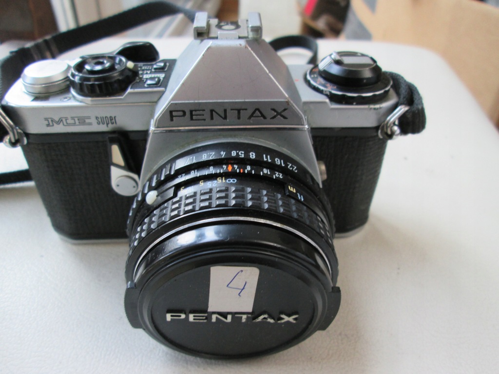Aparat PENTAX ME Super + SMC Pentax-M 50mm 1:1.7
