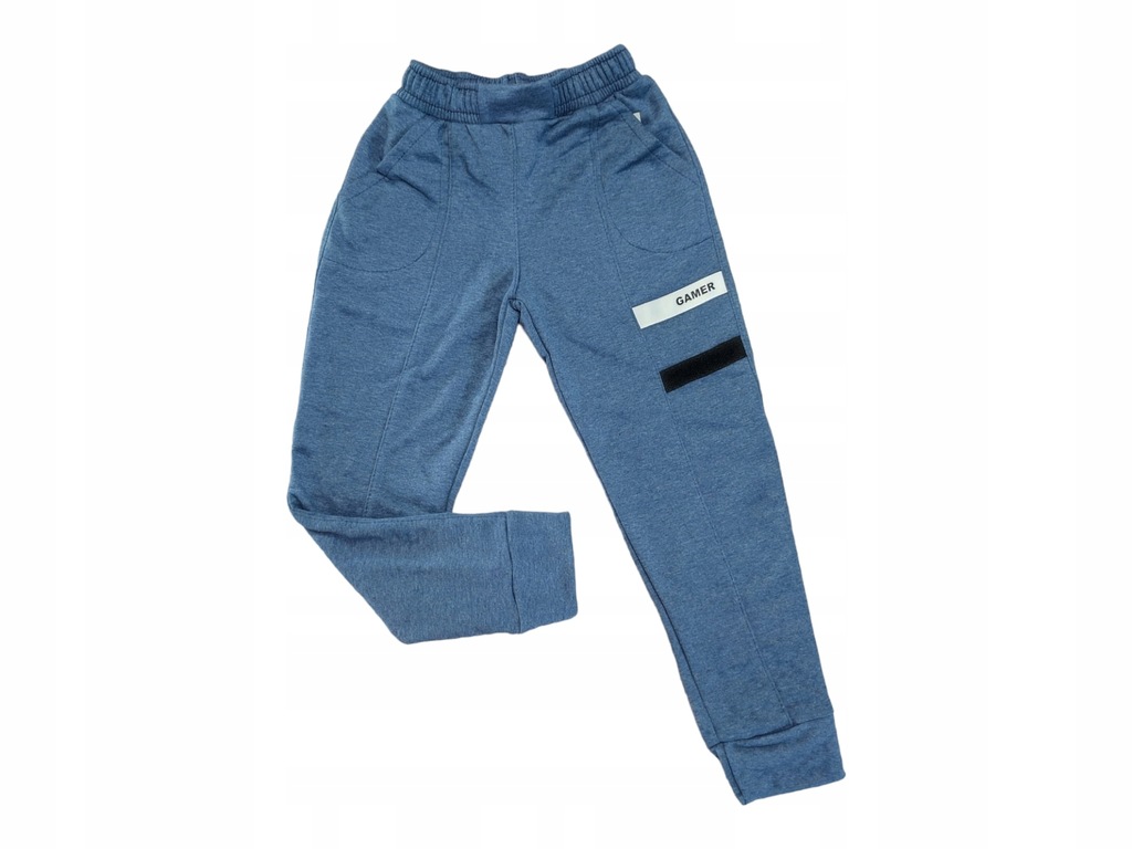Spodnie dresowe chłopięce kolor niebieski - 158