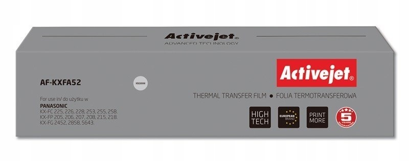 Activejet AF-KXFA52 Folia kopiująca (zamiennik Panasonic KX-FA52; Supreme