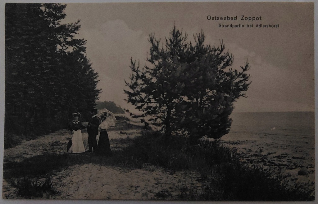 pocztówka Gdynia Orłowo Adlershorst brzeg