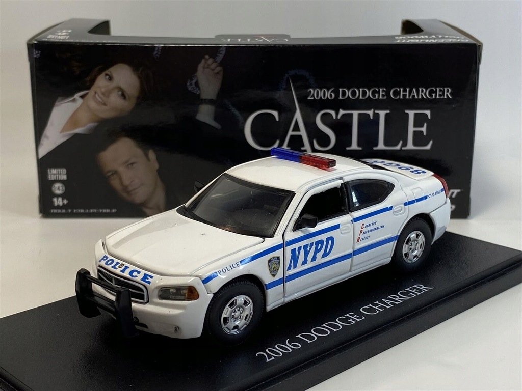 GREENLIGHT DODGE CHARGER NYPD Castle TV Ser. 1:43