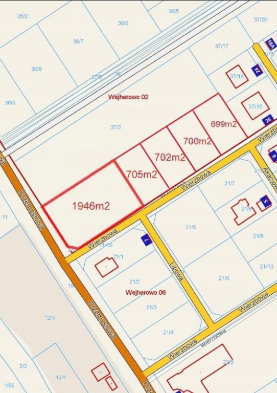 Działka, Wejherowo, Wejherowski (pow.), 1946 m²