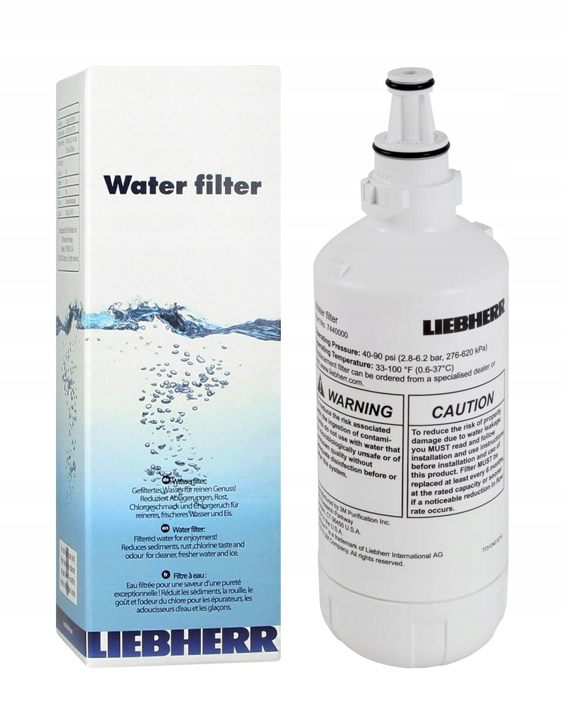 Filtr wody do lodówki LIEBHERR 7440002, 7440000 - 6781810005 ...