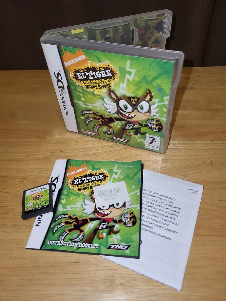 EL TIGRE THE ADVENTURES OF MANNY RIVERA - NINTENDO DS KOMPLET