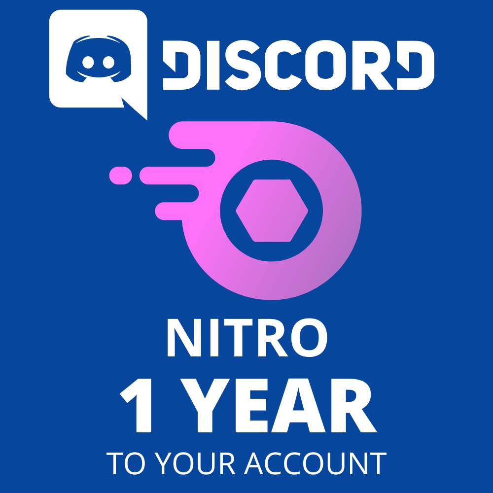 Discord Nitro 1 Rok | Każde konto