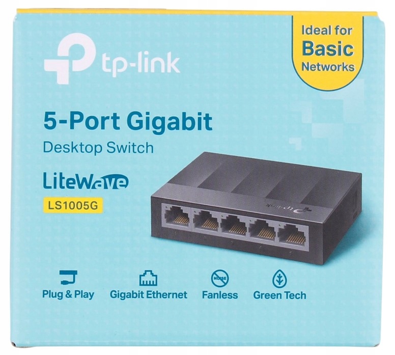 Купить ЭНЕРГОСБЕРЕЖАЮЩИЙ КОММУТАТОР TP-LINK LS1005G: отзывы, фото, характеристики в интерне-магазине Aredi.ru