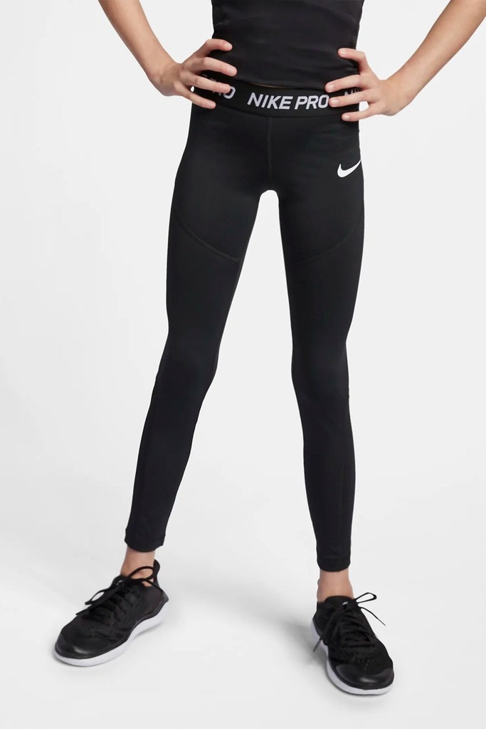 HIT! LEGGINSY bawełniane NIKE PRO Tights r. 128/37