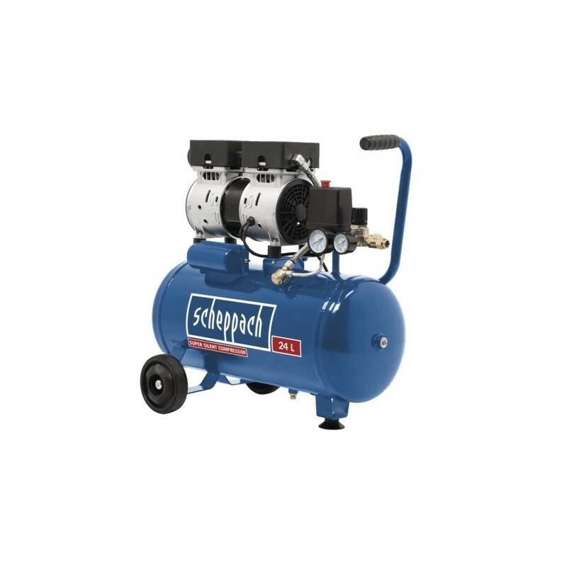 Scheppach HC 24 Si kompresor bezolejowy 8 bar 24 l