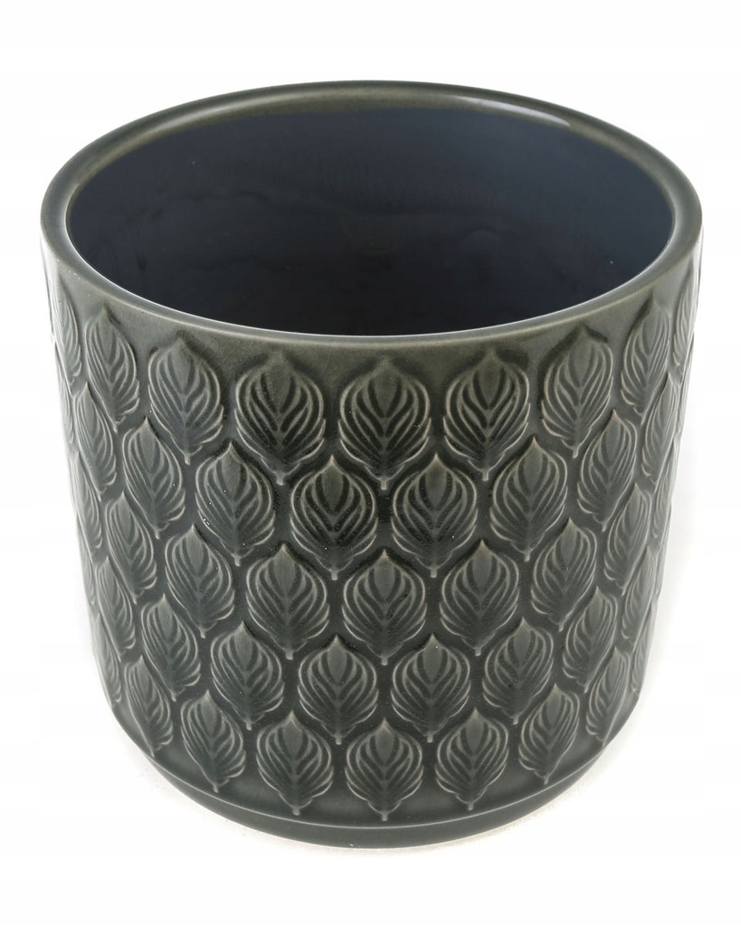 PEPCO Osłonka ceramiczna, 14 x 13 cm Zielony
