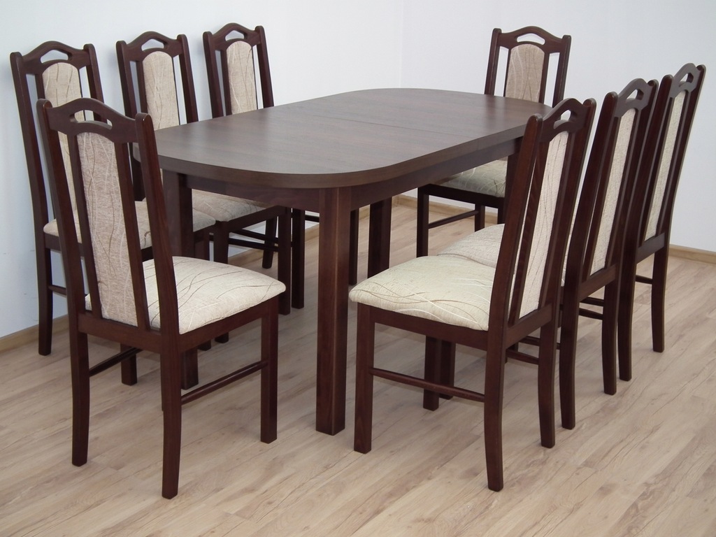 Купить ОВАЛЬНЫЙ РАЗДВИЖНОЙ СТОЛ + КОМПЛЕКТ 8 СТУЛЬЕВ: отзывы, фото и ...