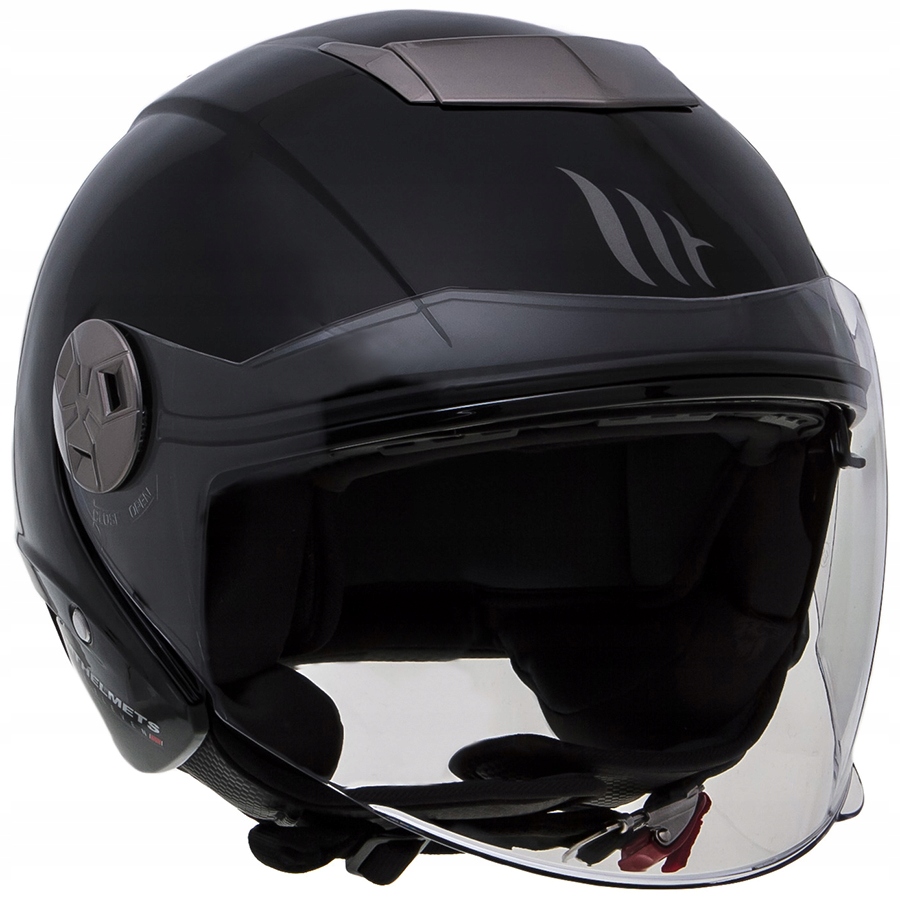 MT HELMETS KASK MOTOCYKLOWY Z BLENDĄ OTWARTY CITY ELEVEN BLACK MATT M