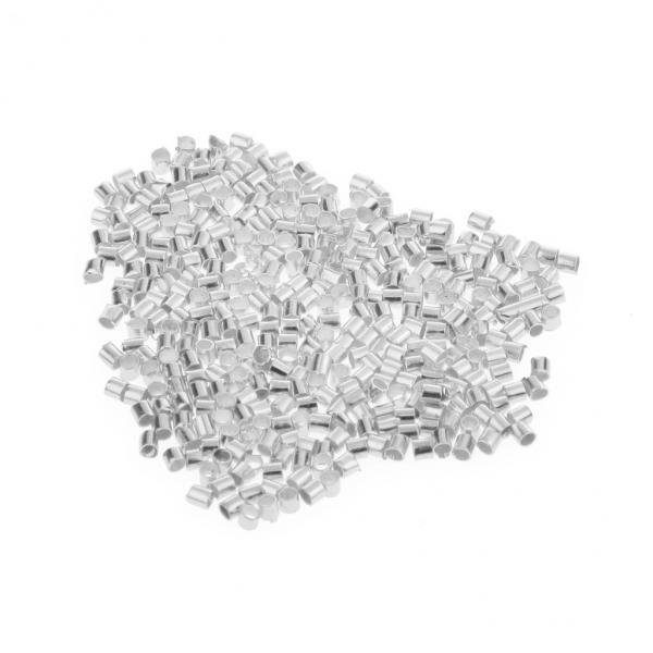 9x 600Pcs Tube Beads, Spacer Beads Cord End