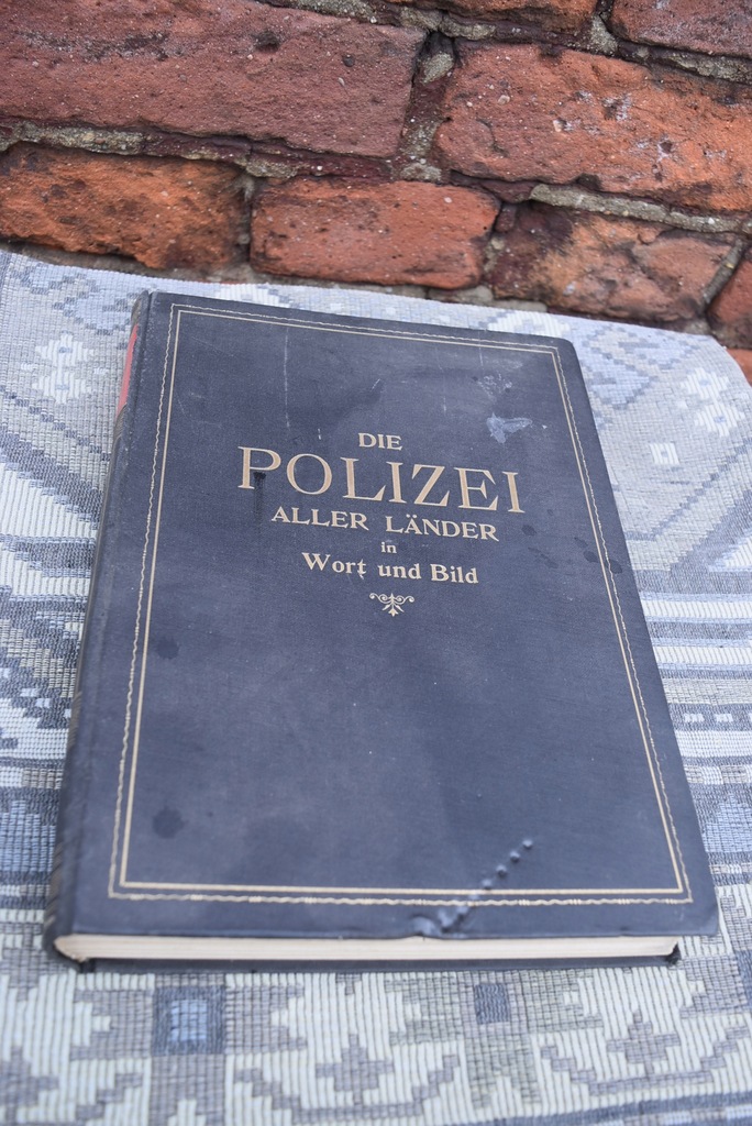 Książka podręcznik Die Polizei aller Länder 1928