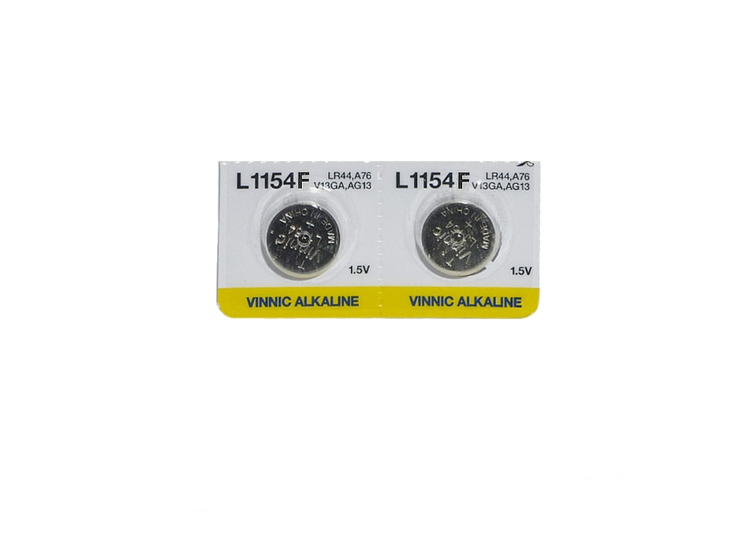 2 x bateria L1154F Vinnic AG13 L1154 LR44 G13