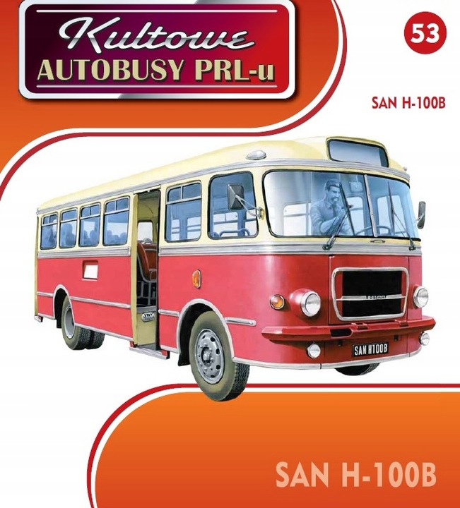SAN H-100B - KULTOWE AUTOBUSY PRL nr 53
