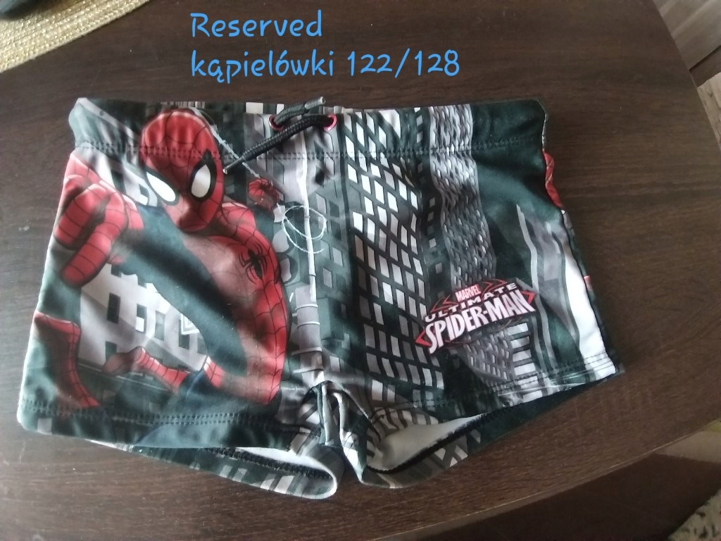 Kąpielówki Reserved 122/128 Spiderman