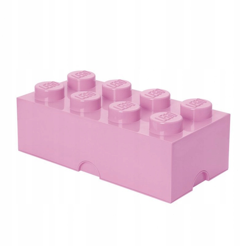 Pojemnik klocek LEGO Brick 8 (Jasnoróżowy )
