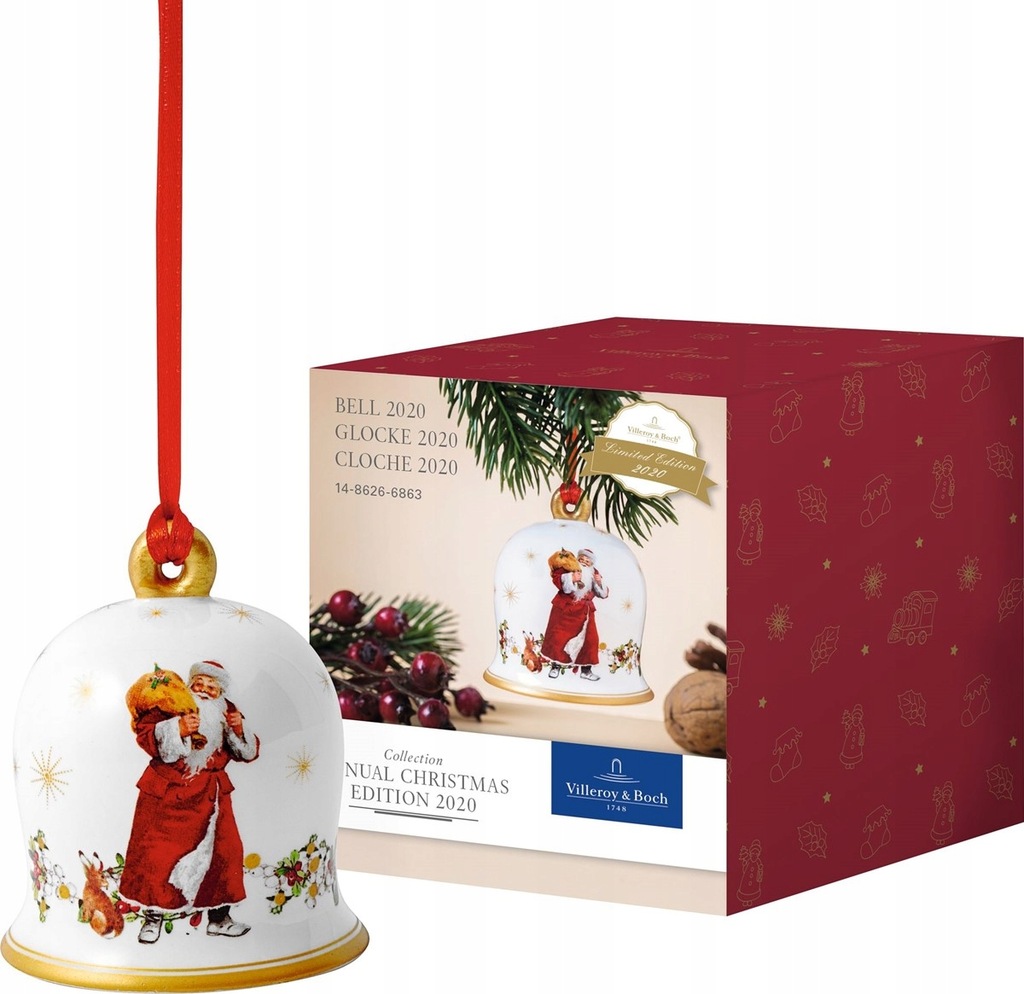 Villeroy Boch Annual Christmas Ed.Ltd.Dzwonek 2020
