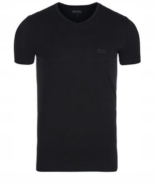 T1208 HUGO BOSS KOSZULKA T-SHIRT MĘSKI CZARNY R.XL