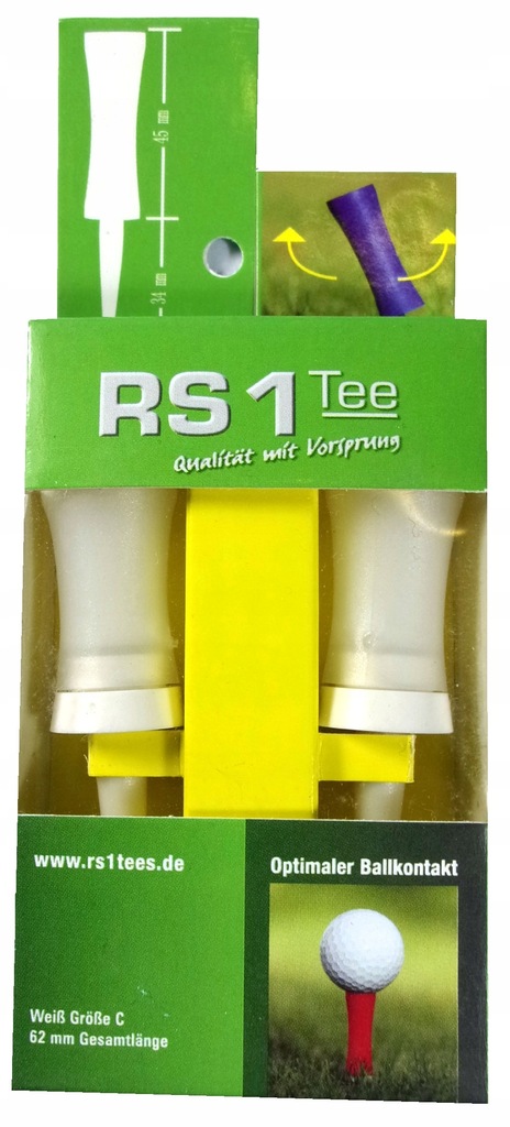 RS1 TEE RS1_18 stopki do golfa roz. C 62mm / 6 szt