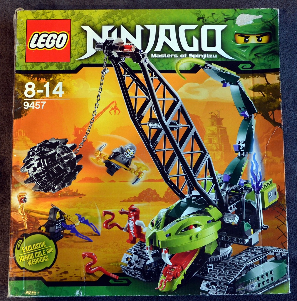 LEGO Ninjago 9457 - Niszcząca kula Ogniokła UNIKAT