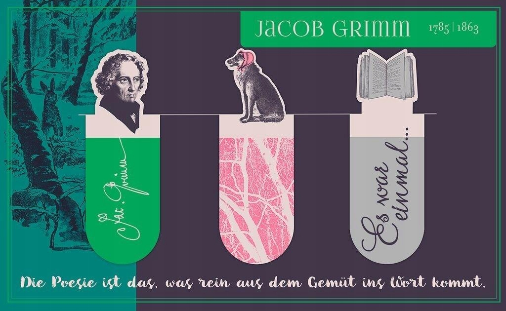 Zakładki magnetyczne - Jacob Grimm Moses