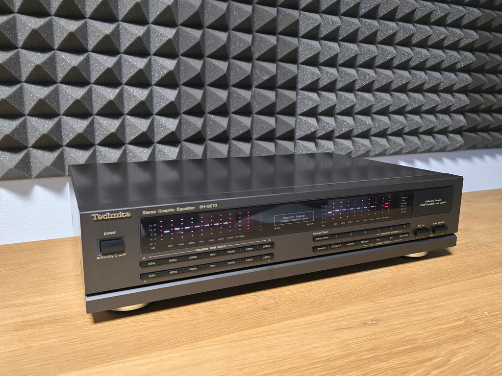 TECHNICS SH-GE70 KOREKTOR GRAFICZNY EQUALIZER TOP WYŚWIETLACZ JAK NOWY !!!