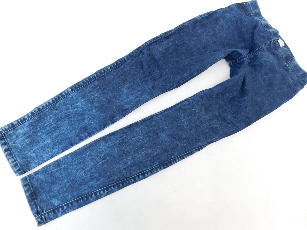 1602mn39 PAPAYA spodnie granatowe jeans 42