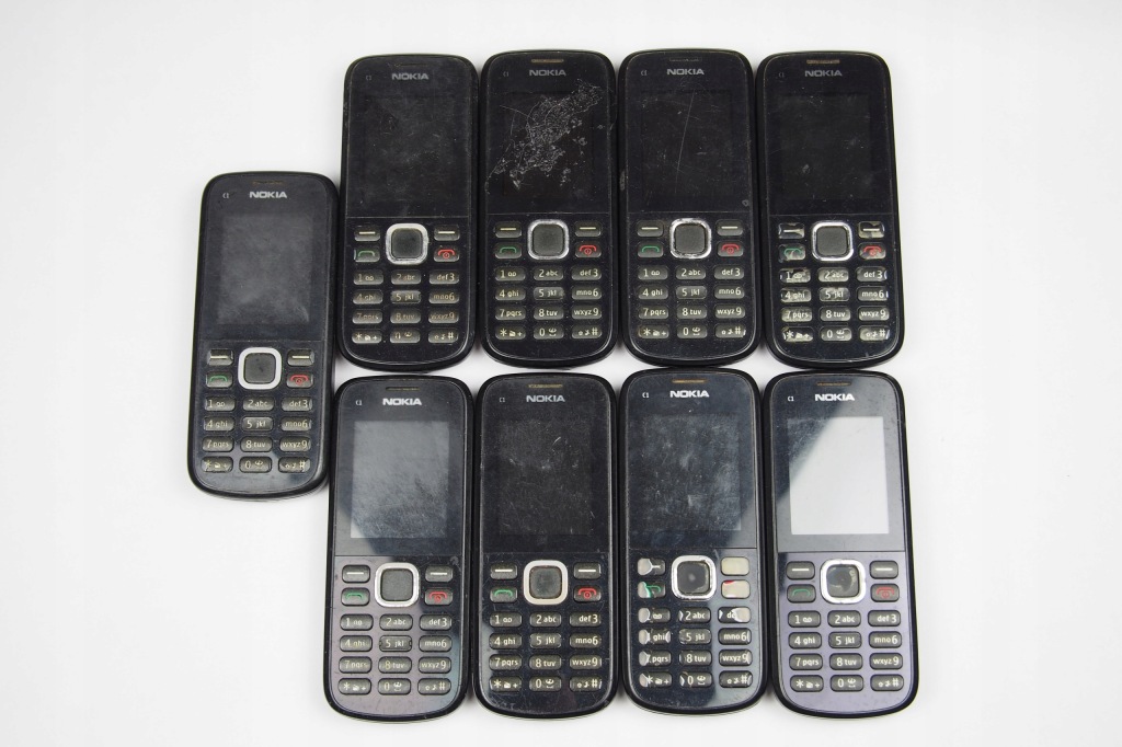 Telefon NOKIA C1-02 Sprawny KOMPLET 9 SZTUK