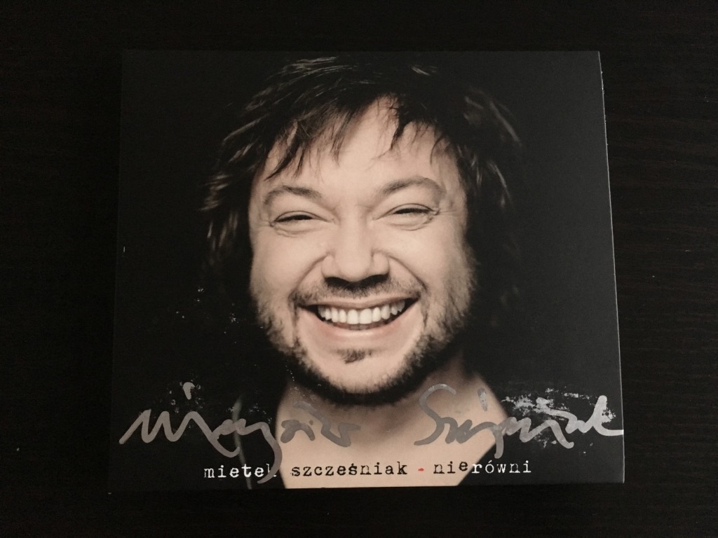 MIETEK SZCZEŚCNIAK - NIERÓWNI CD Z AUTOGRAFEM