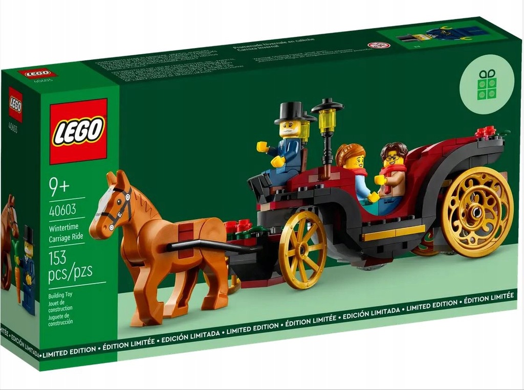 LEGO 40603 - Zimowy kulig EDYCJA LIMITOWANA Klocki Nowość 2023/2024 Sanie
