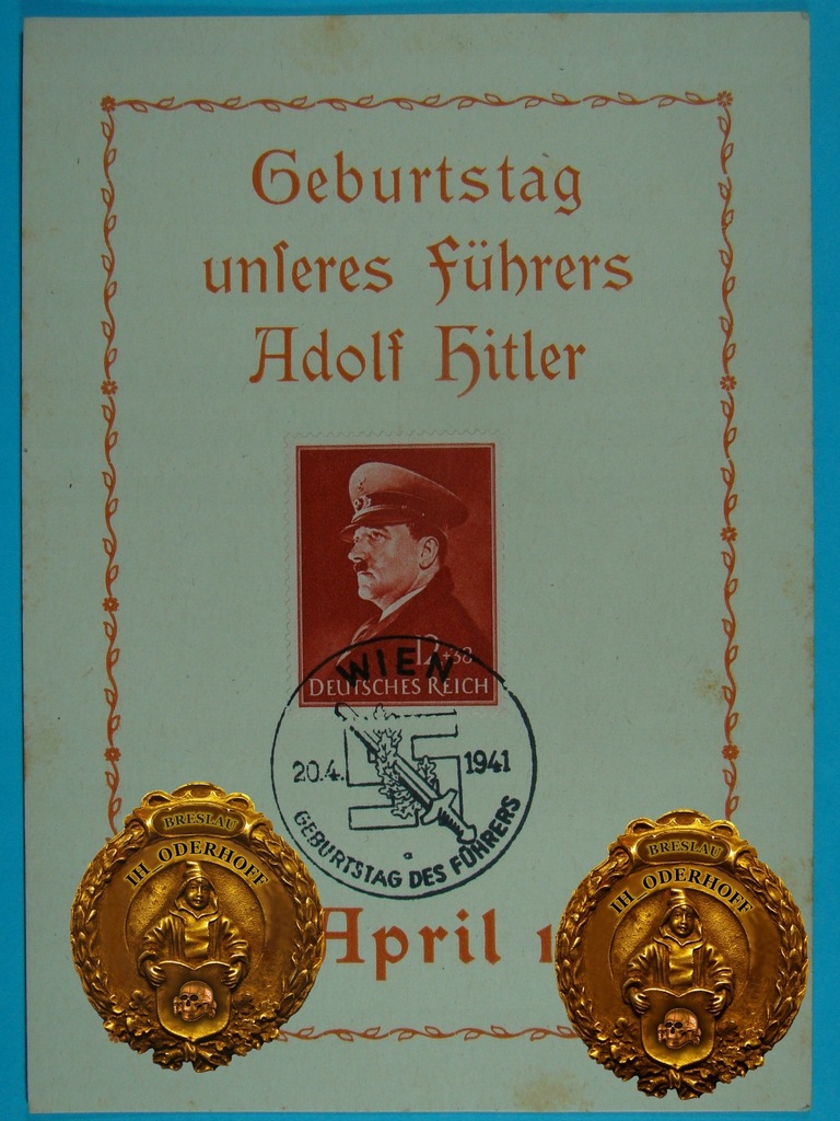 1941 Propaganda+A.Hitler-Decor H5740