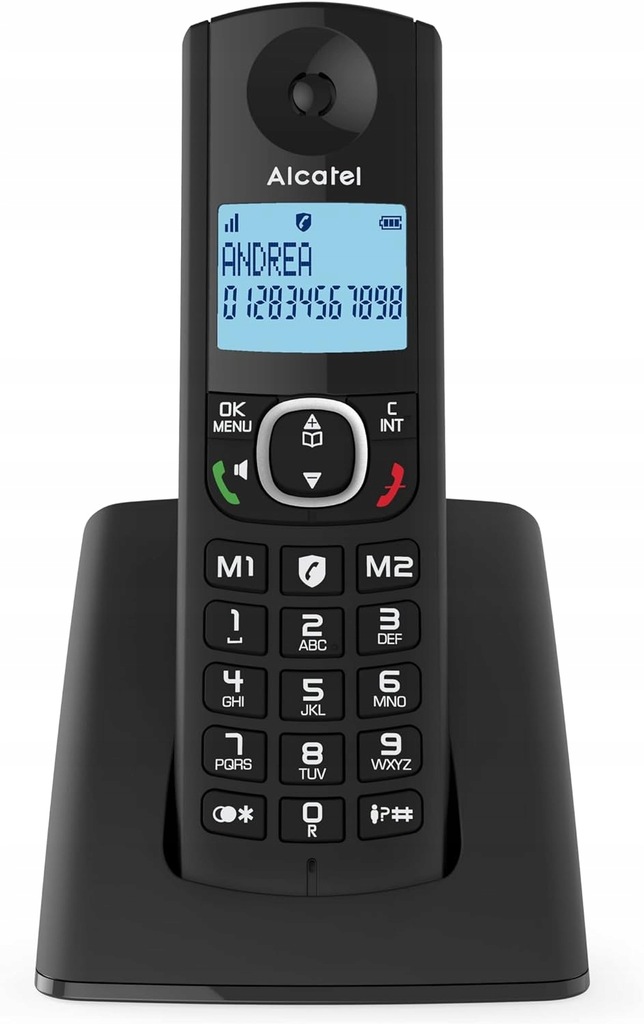 Telefon bezprzewodowy Alcatel F530 czarny