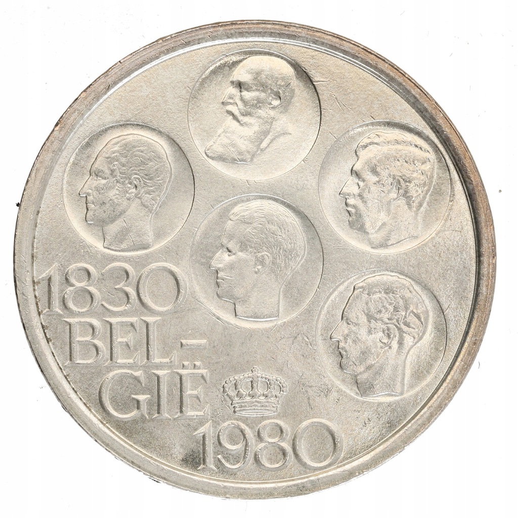 Belgia - 500 fr Niepodległość , hol. 1980 r, Ag