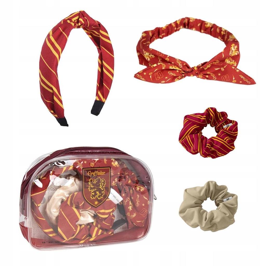 Zestaw do włosów Harry Potter Gryffindor produkt licencyjny