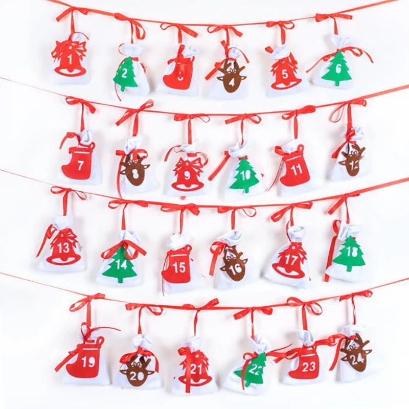 New Hanging Candy Bags New Year Gift Christmas Par