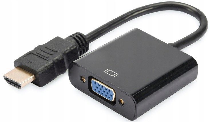 Adapter DIGITUS HDMI + audio 3.5 mm - VGA VGA - au