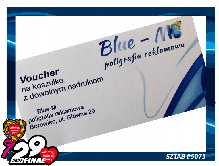 Voucher Koszulka z dowolnym nadrukiem WOŚP #5075