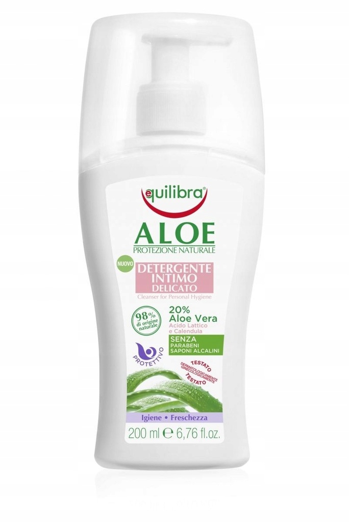 Equilibra Aloe Delikatny Żel do higieny intymnej