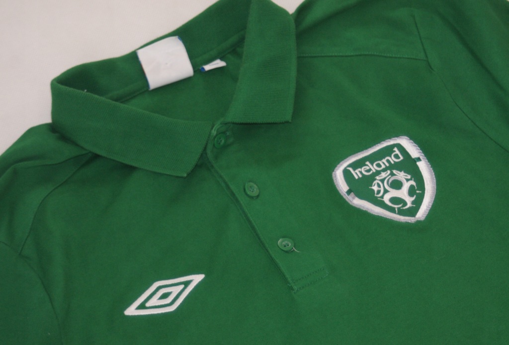 UMBRO IRELAND , Koszulka polo , Bawełna , M