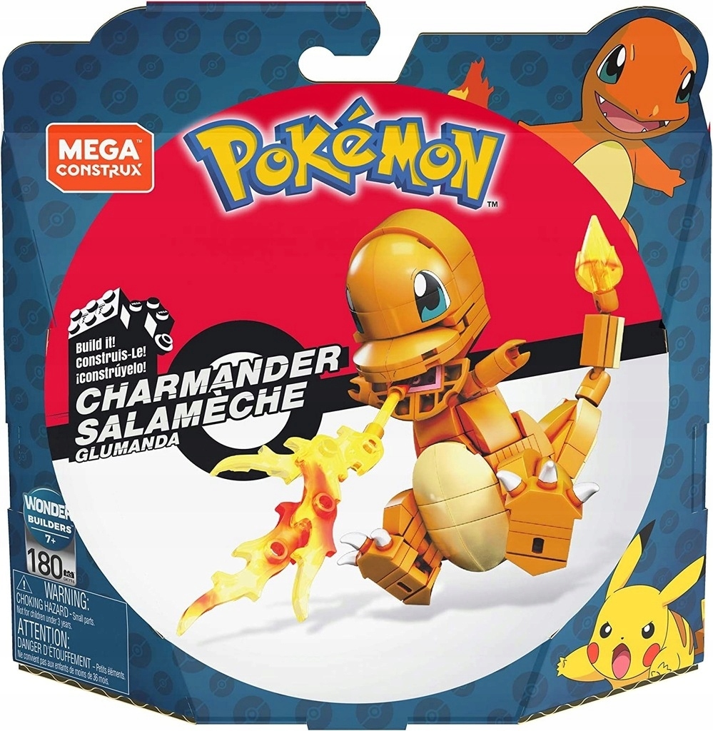 MEGA CONSTRUX KLOCKI 180 el POKEMON CHARMANDER