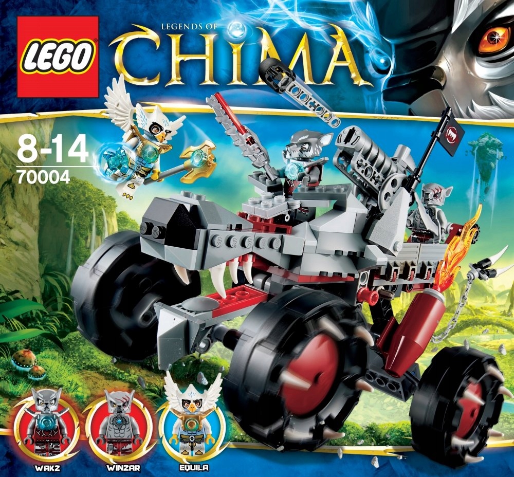 LEGO Chima 70004 - Wilczy pojazd Wakza